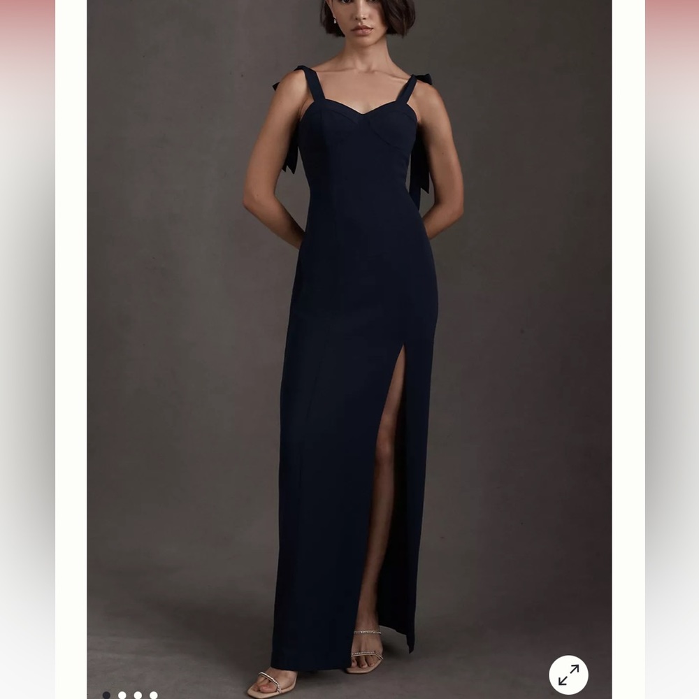 BHLDN Antonia dress midnight navy size 8